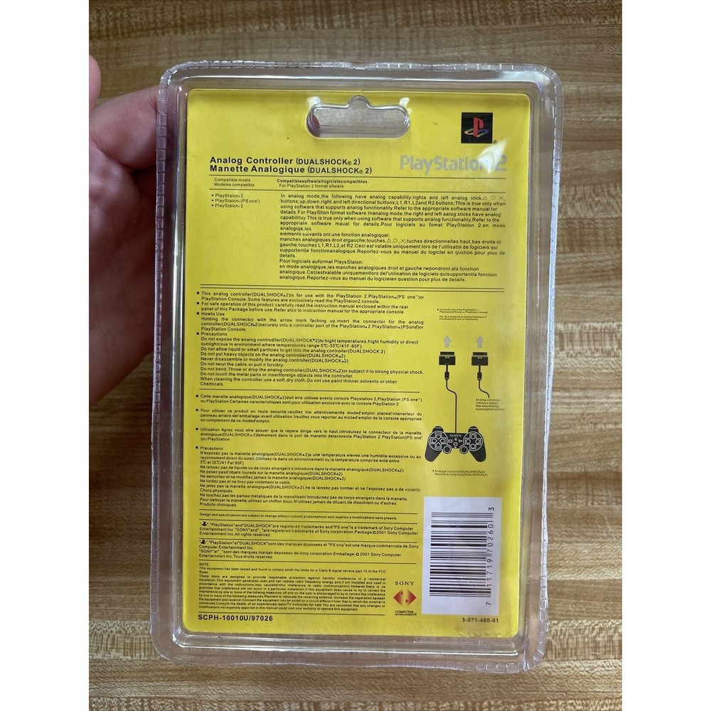 Sony PlayStation 2 Dual Shock Analog Controller - Black - Picture 2 of 6